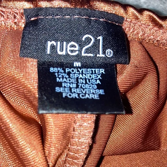 (Medium) rue21 satin dress - Picture 3 of 3